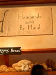 handmade bread made by hand